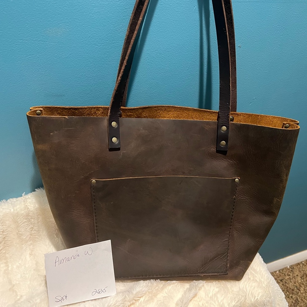 Portland, leather large canyon tote OG Canyon